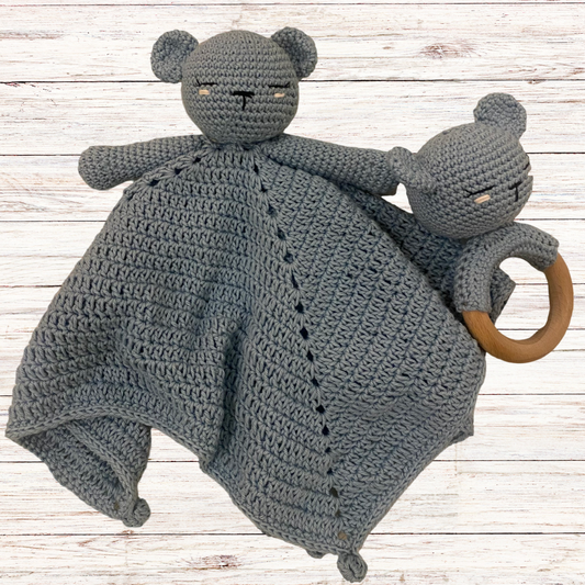 Mantita de apego más cascabel